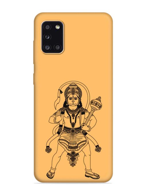 Indian God Hanuman Embossed Soft Silicone Case for Samsung Galaxy A31 Zapvi