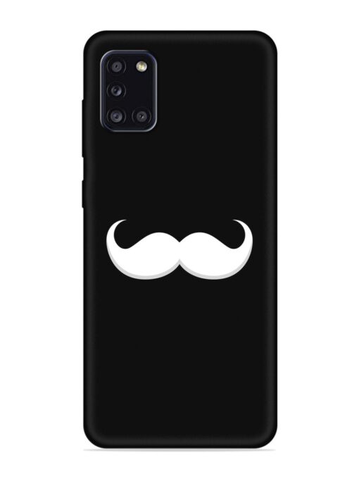 Mustache Vector Embossed Soft Silicone Case for Samsung Galaxy A31 Zapvi