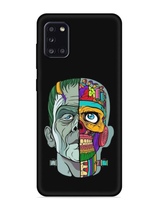 Men Vs Skull Embossed Soft Silicone Case for Samsung Galaxy A31 Zapvi