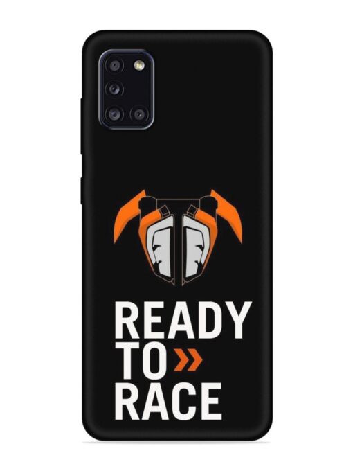 Ready To Race Embossed Soft Silicone Case for Samsung Galaxy A31 Zapvi