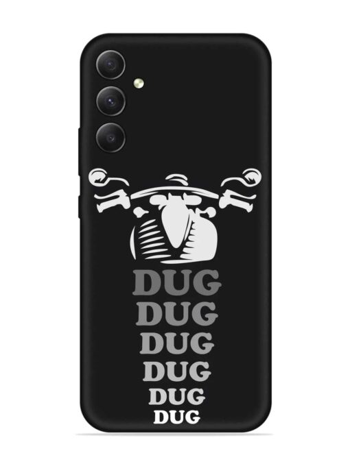 Dug Dug Dug Embossed Soft Silicone Case for Samsung Galaxy A34 (5G) Zapvi