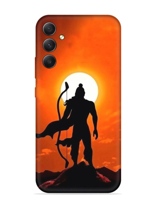 Shree Ram Embossed Soft Silicone Case for Samsung Galaxy A34 (5G) Zapvi