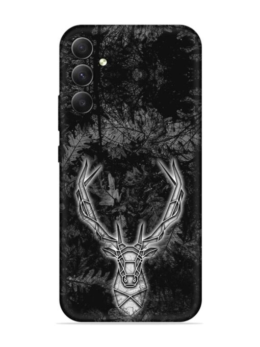 Ancient Deer Embossed Soft Silicone Case for Samsung Galaxy A34 (5G) Zapvi