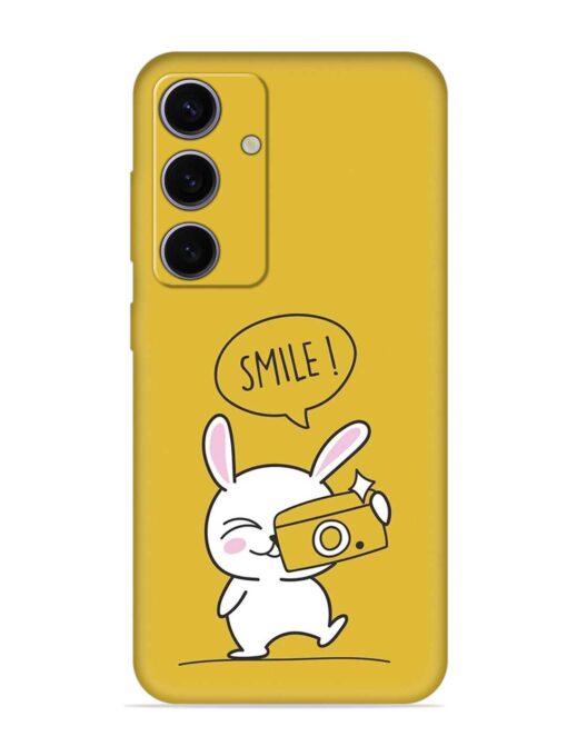 Hey Smile Please Embossed Soft Silicone Case for Samsung Galaxy A35 (5G)