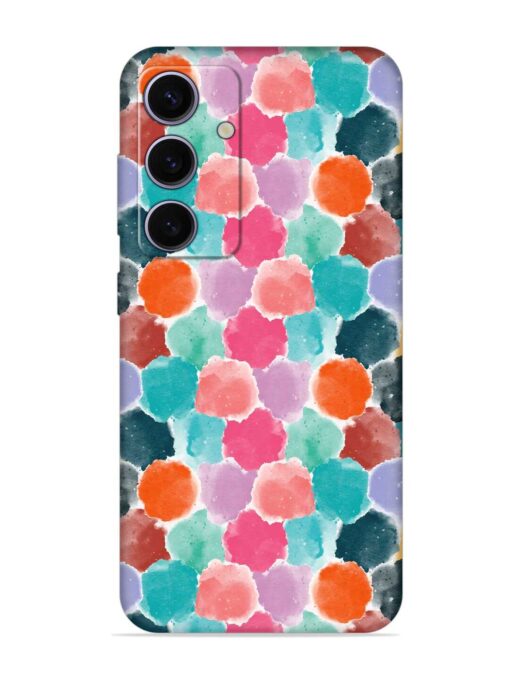 Colorful Seamless Pattern Embossed Soft Silicone Case for Samsung Galaxy A35 (5G)