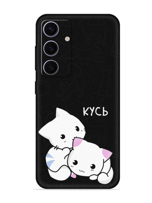 Kycb Cat Embossed Soft Silicone Case for Samsung Galaxy A35 (5G)