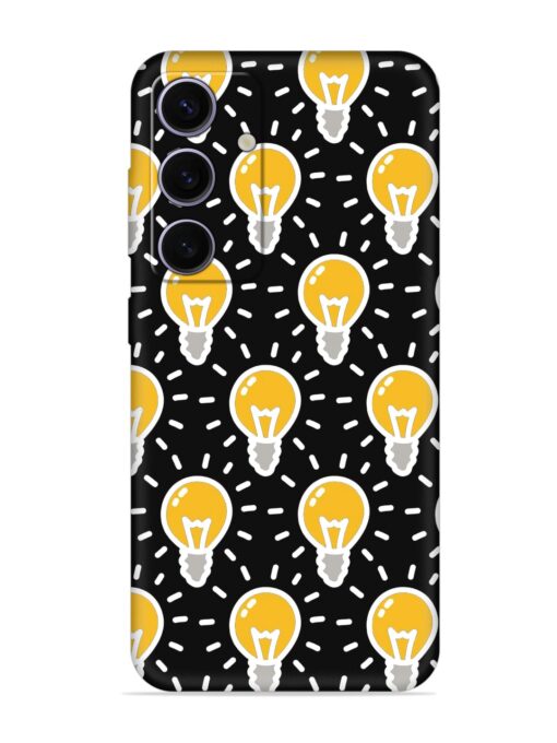 Light Bulb Seamless Embossed Soft Silicone Case for Samsung Galaxy A35 (5G)