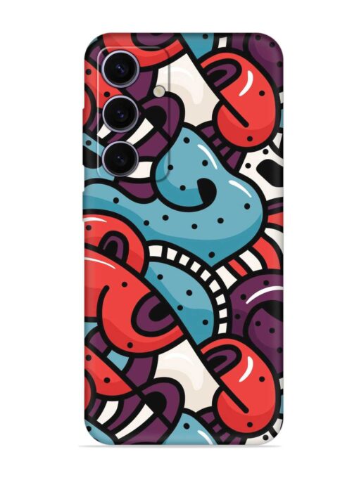 Seamless Backdrop Colorful Embossed Soft Silicone Case for Samsung Galaxy A35 (5G)