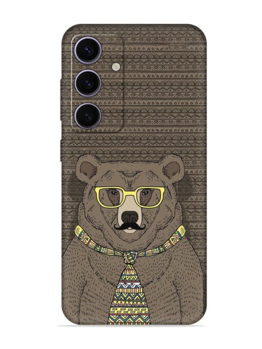 Grizzly Bear Embossed Soft Silicone Case for Samsung Galaxy A35 (5G)