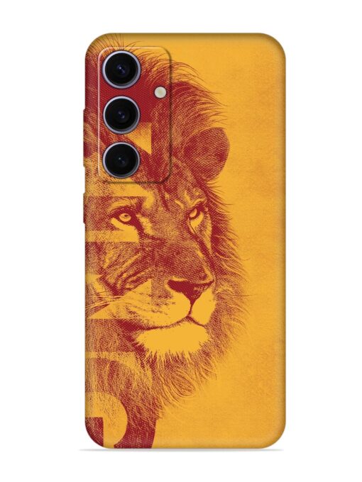 Gold Lion Crown Art Embossed Soft Silicone Case for Samsung Galaxy A35 (5G)