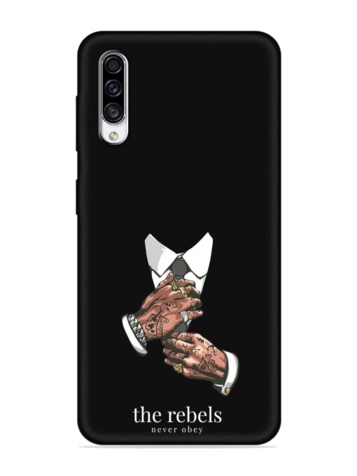 Rebels Slogan Man Embossed Soft Silicone Case for Samsung Galaxy A50 Zapvi