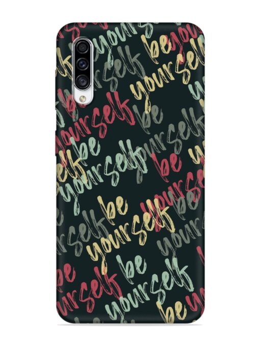 Yourself Seamless Embossed Soft Silicone Case for Samsung Galaxy A50 Zapvi