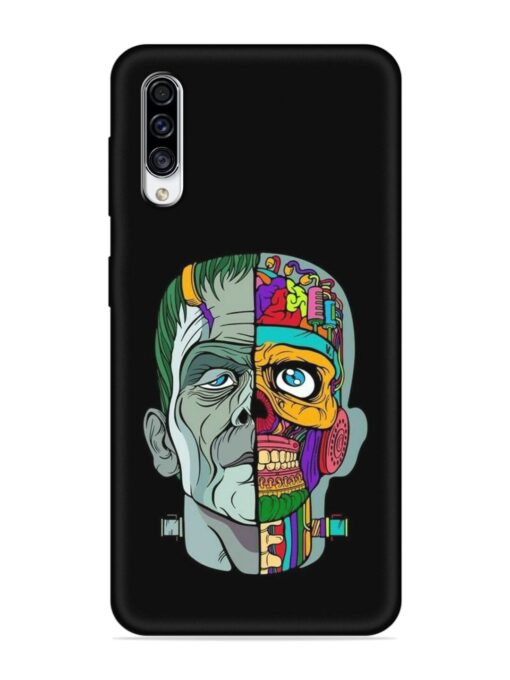 Men Vs Skull Embossed Soft Silicone Case for Samsung Galaxy A50 Zapvi