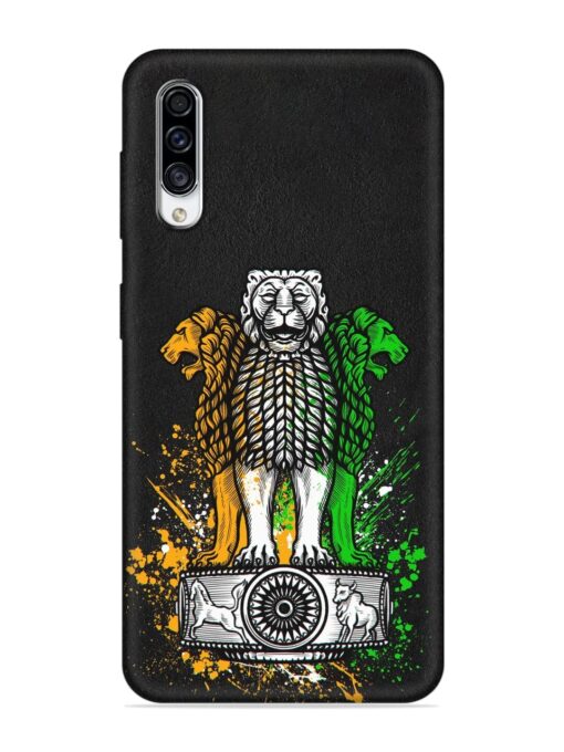 Pillars Of Ashoka Embossed Soft Silicone Case for Samsung Galaxy A50 Zapvi