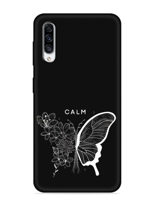 Calm Embossed Soft Silicone Case for Samsung Galaxy A50 Zapvi