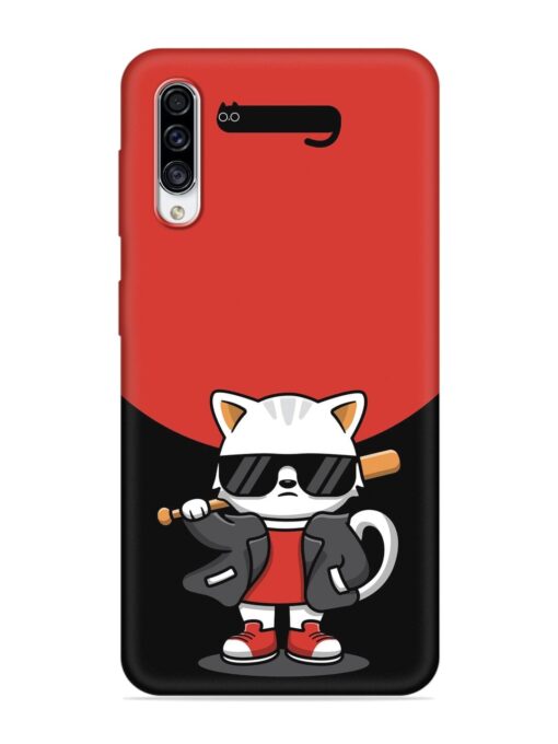 Cool Little Bear Cartoon Embossed Soft Silicone Case for Samsung Galaxy A50 Zapvi