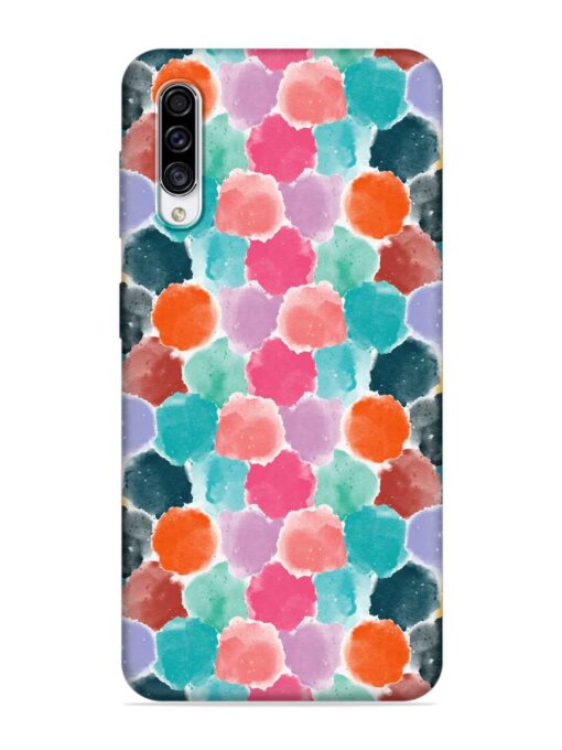 Colorful Seamless Pattern Embossed Soft Silicone Case for Samsung Galaxy A50S