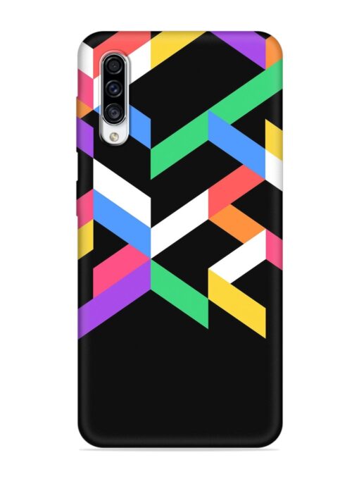 Colorshape Abstarct Embossed Soft Silicone Case for Samsung Galaxy A50S