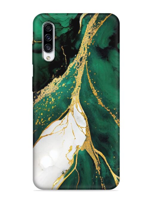 Blue Marble Art Embossed Soft Silicone Case for Samsung Galaxy A50S Zapvi