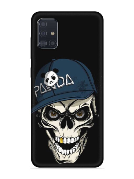 Panda Skull Embossed Soft Silicone Case for Samsung Galaxy A51 Zapvi