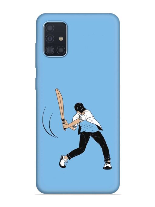 Cricket Gully Boy Embossed Soft Silicone Case for Samsung Galaxy A51 Zapvi