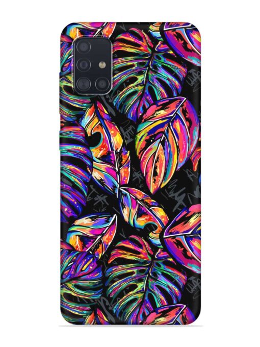 Tropical Seamless Vector Embossed Soft Silicone Case for Samsung Galaxy A51 Zapvi