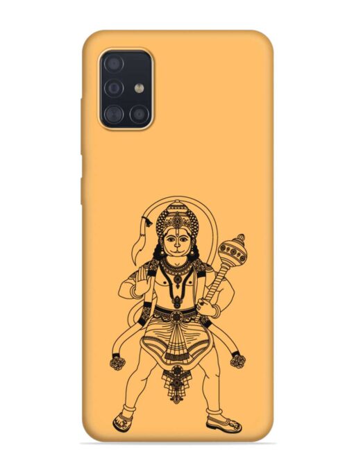 Indian God Hanuman Embossed Soft Silicone Case for Samsung Galaxy A51 Zapvi