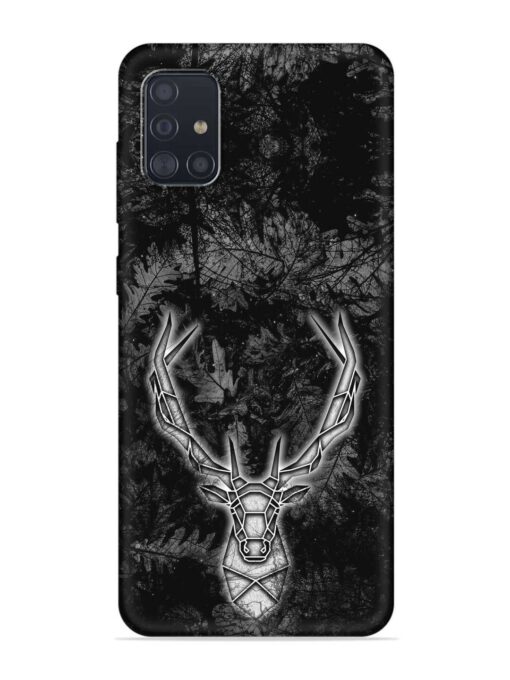 Ancient Deer Embossed Soft Silicone Case for Samsung Galaxy A51 Zapvi