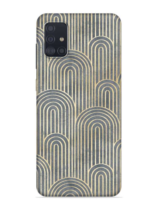 Art Deco Style Embossed Soft Silicone Case for Samsung Galaxy A51 Zapvi