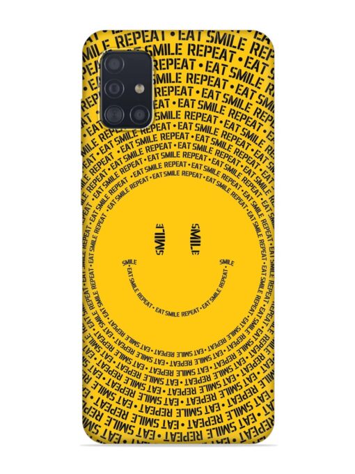 Smiley Embossed Soft Silicone Case for Samsung Galaxy A51 Zapvi