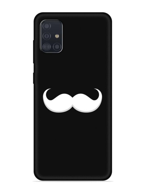 Mustache Vector Embossed Soft Silicone Case for Samsung Galaxy A51 Zapvi