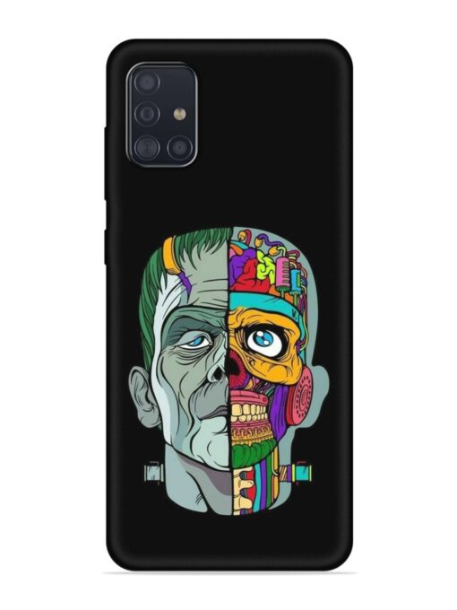 Men Vs Skull Embossed Soft Silicone Case for Samsung Galaxy A51 Zapvi