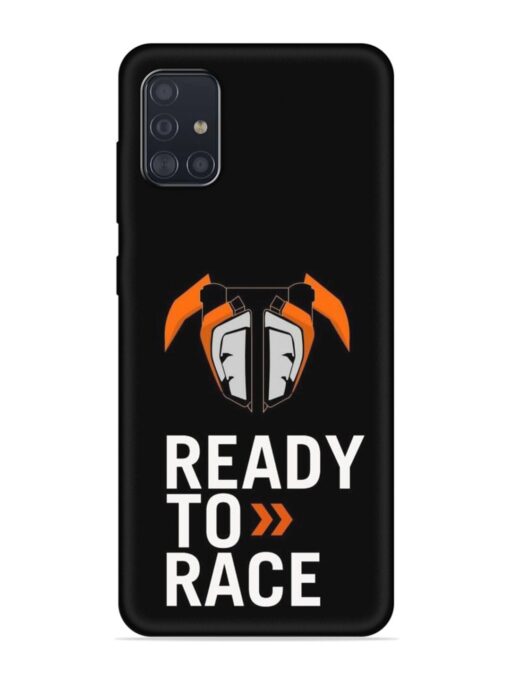 Ready To Race Embossed Soft Silicone Case for Samsung Galaxy A51 Zapvi