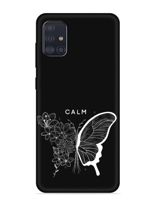 Calm Embossed Soft Silicone Case for Samsung Galaxy A51 Zapvi