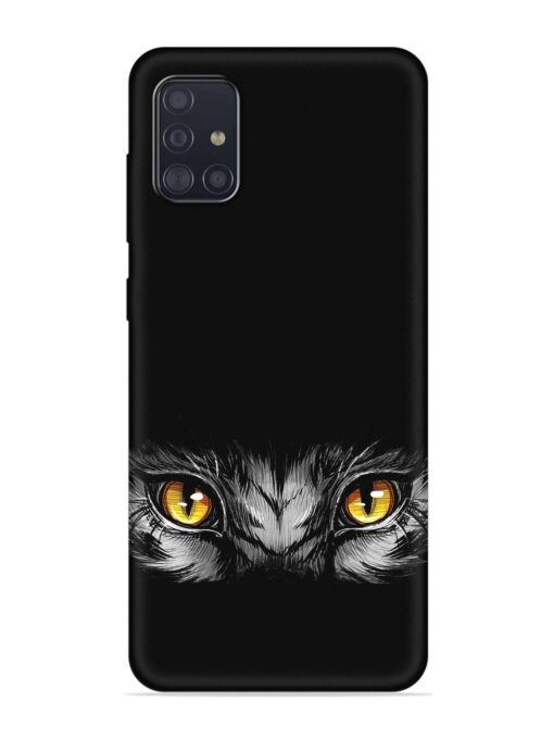 Scary Eye Embossed Soft Silicone Case for Samsung Galaxy A51 Zapvi