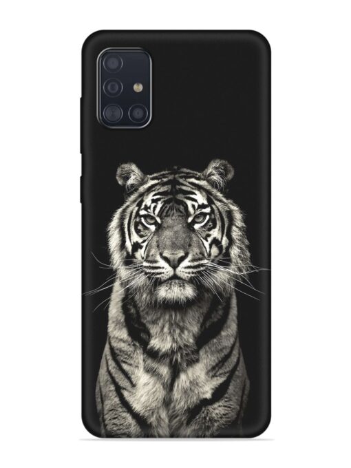 Tiger Art Embossed Soft Silicone Case for Samsung Galaxy A51 Zapvi