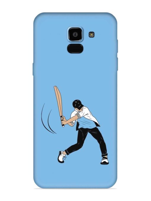 Cricket Gully Boy Embossed Soft Silicone Case for Samsung Galaxy A5 (2018) Zapvi