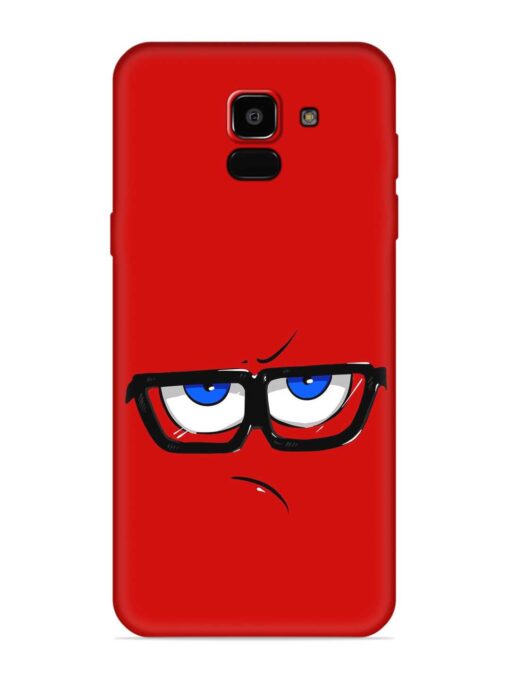 Rad Angry Face Embossed Soft Silicone Case for Samsung Galaxy A5 (2018) Zapvi