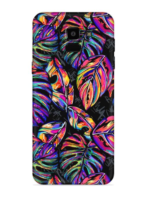 Tropical Seamless Vector Embossed Soft Silicone Case for Samsung Galaxy A5 (2018) Zapvi