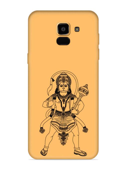 Indian God Hanuman Embossed Soft Silicone Case for Samsung Galaxy A5 (2018)