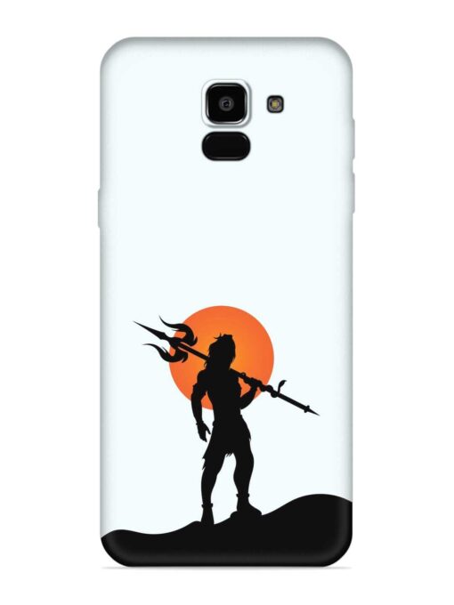 Lord Mahadev Trendy Embossed Soft Silicone Case for Samsung Galaxy A5 (2018) Zapvi