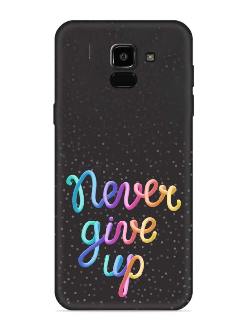 Colorful Stylized Rainbow Embossed Soft Silicone Case for Samsung Galaxy A5 (2018) Zapvi