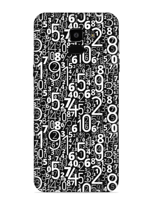 Many Numbers Different Embossed Soft Silicone Case for Samsung Galaxy A5 (2018)