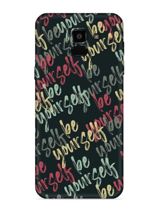 Yourself Seamless Embossed Soft Silicone Case for Samsung Galaxy A5 (2018) Zapvi