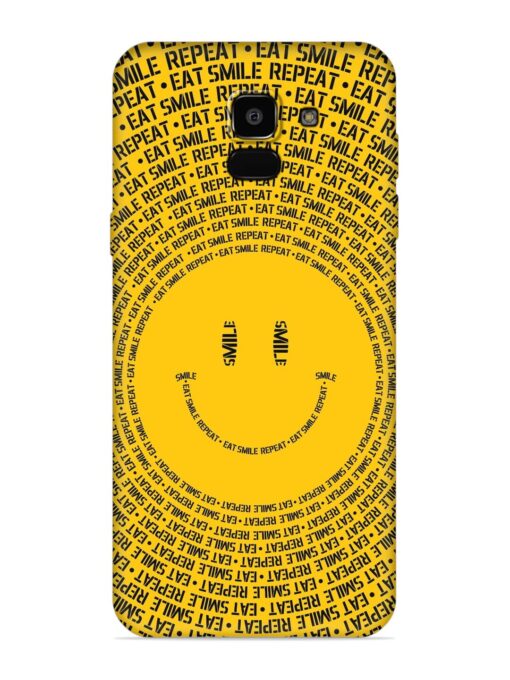 Smiley Embossed Soft Silicone Case for Samsung Galaxy A5 (2018) Zapvi