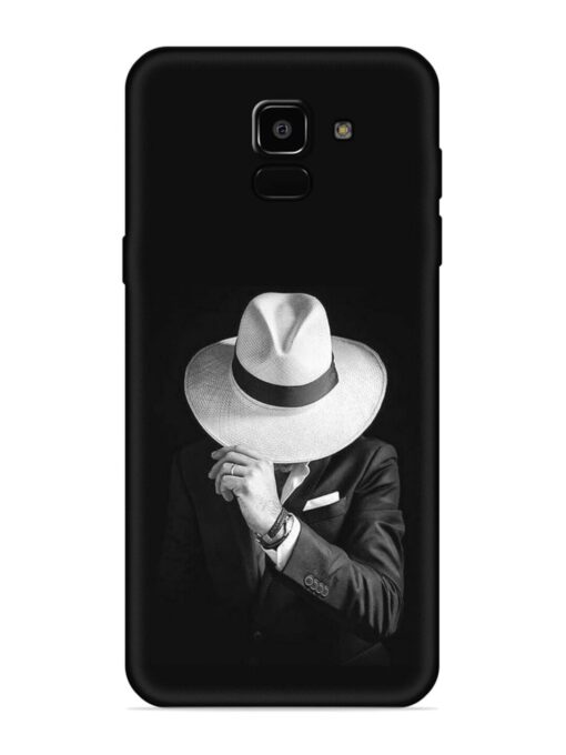 Men Under Hat Embossed Soft Silicone Case for Samsung Galaxy A5 (2018)