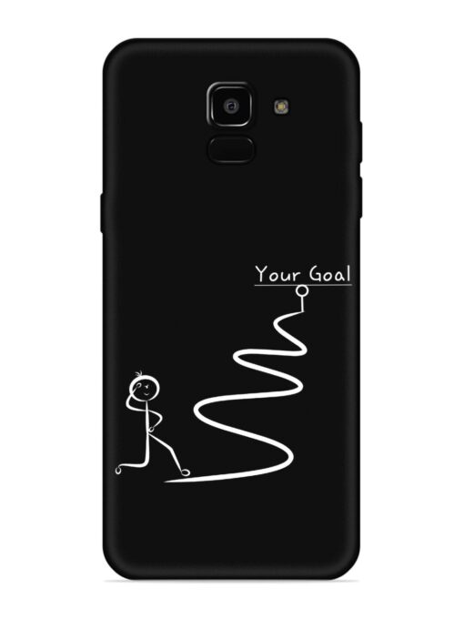 Your Goal Embossed Soft Silicone Case for Samsung Galaxy A5 (2018) Zapvi