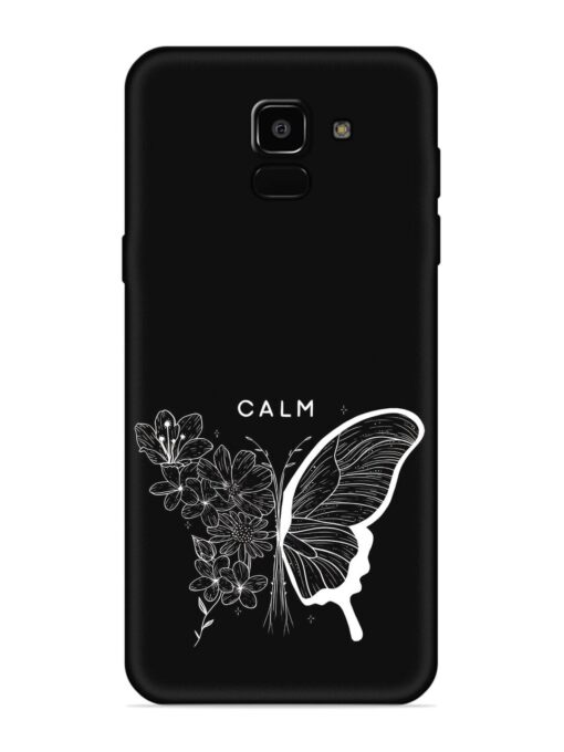 Calm Embossed Soft Silicone Case for Samsung Galaxy A5 (2018) Zapvi