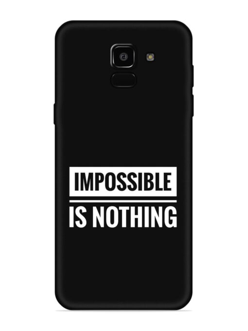 Impossible Is Nothing Embossed Soft Silicone Case for Samsung Galaxy A5 (2018)