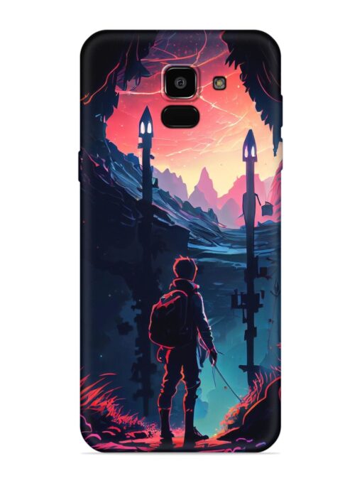 Cgs Artwork Embossed Soft Silicone Case for Samsung Galaxy A5 (2018) Zapvi